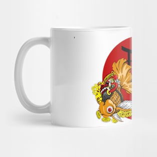 fish with barong mask japan style Mug